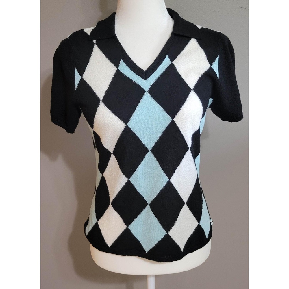IZOD Argyle Golf Knit Tee